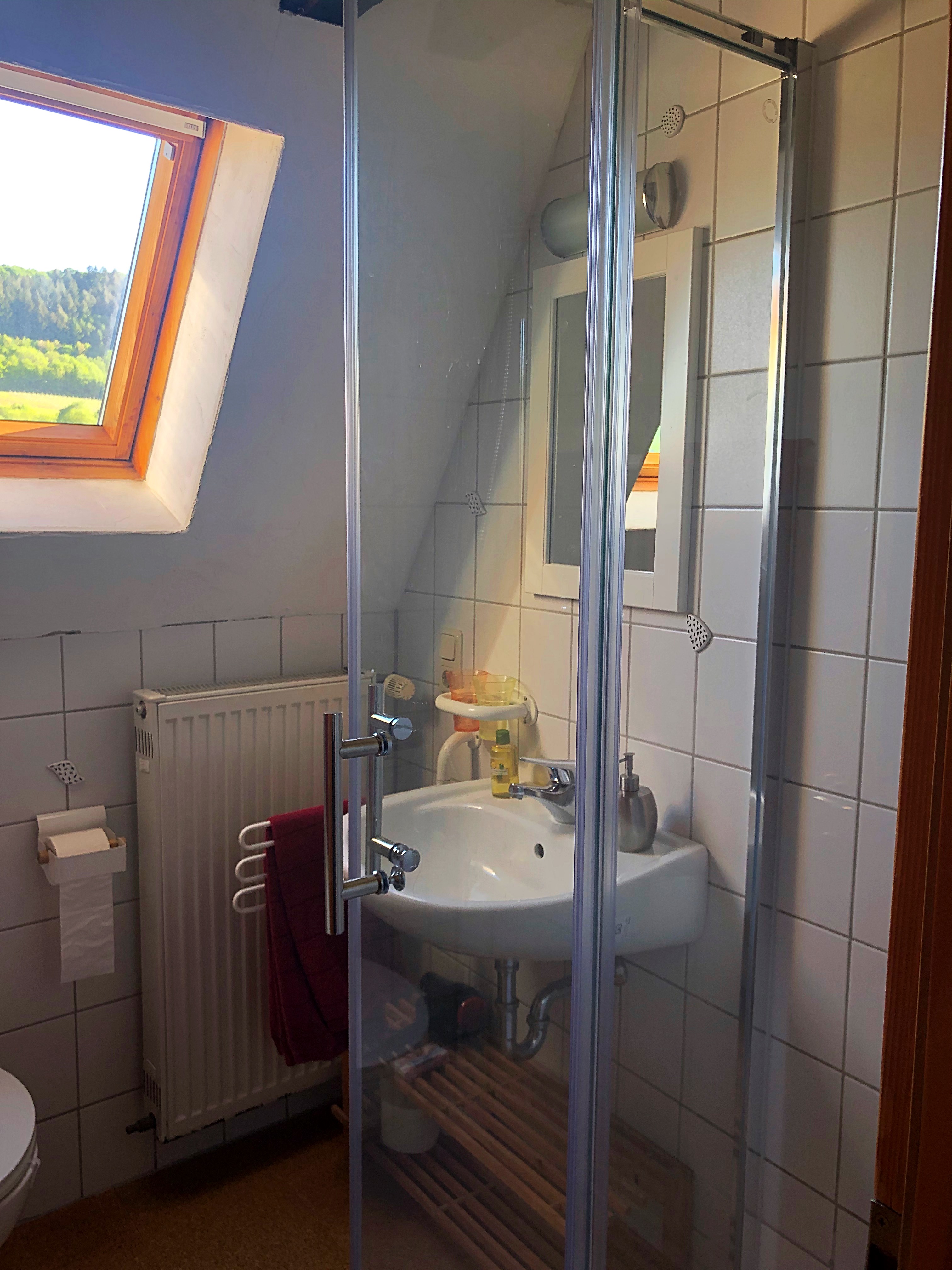 Ferienwohnung - Marienburg - Bad mit Dusche